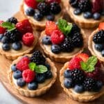 Mini Fruit Tarts with Vanilla Pastry Cream Recipe