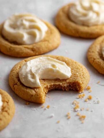 Crumbl Cornbread Cookies with Honey Buttercream Recipe