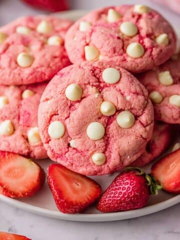 Strawberry White Chocolate Cookies Recipe