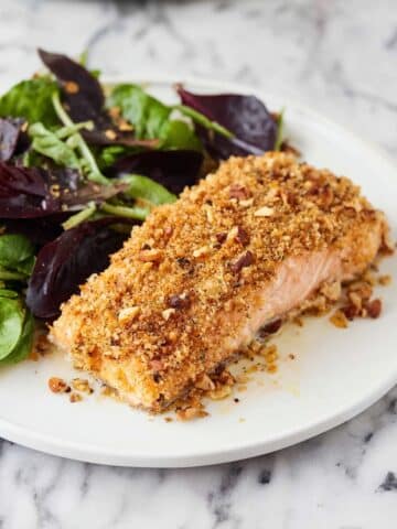 Coconut Macadamia Crusted Salmon Recipe