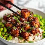 Honey Sriracha Salmon Bowls Recipe