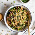 Asian Edamame Peanut Crunch Salad Recipe