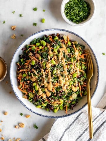Asian Edamame Peanut Crunch Salad Recipe