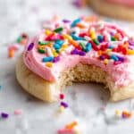 Almond Flour Sugar Cookies with Vanilla Icing Recipe