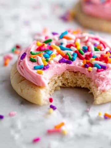 Almond Flour Sugar Cookies with Vanilla Icing Recipe