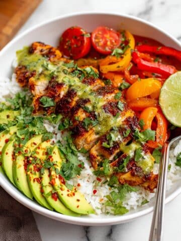 Chili Lime Chicken Bowls Recipe