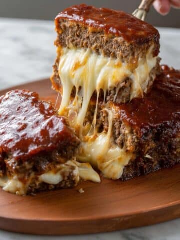 Macaroni and Cheese Stuffed Meatloaf Recipe