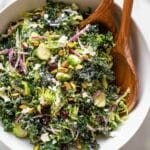 Simple Kale and Brussels Sprouts Salad Recipe