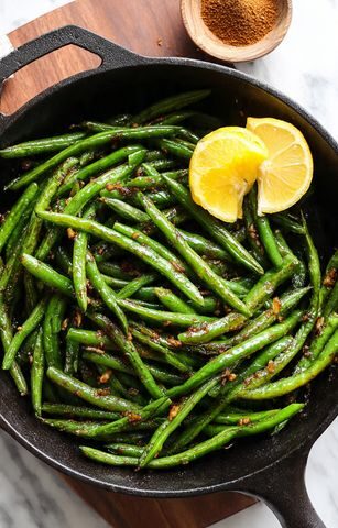 Cajun Blackened Green Beans Recipe