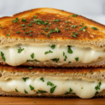 Garlic Bread Grilled Cheese | 15 min Lunch Idea Recipe