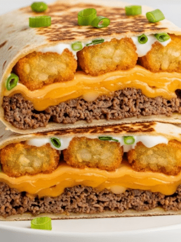 Cheesy Potato Burritos Recipe