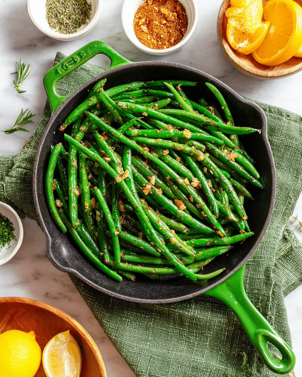 Cajun Blackened Green Beans Recipe