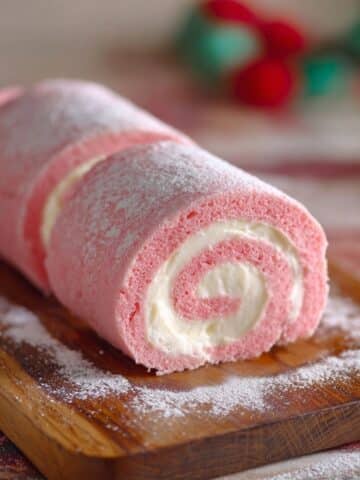 Pink Velvet Cake Roll Recipe