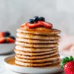 10-Minute Cottage Cheese Pancakes (High Protein Recipe) Recipe