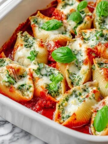 Spinach Ricotta Stuffed Shells Recipe