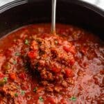 Slow Cooker No-Bean Beef Chili Recipe