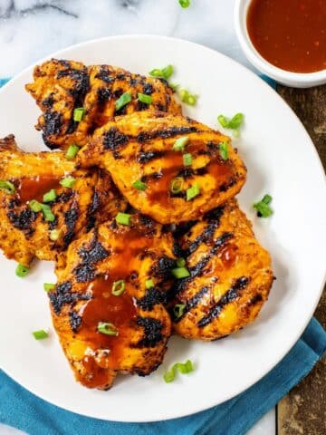Buffalo Honey Grilled Chicken Thighs Recipe