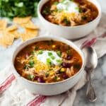 Crock Pot Chicken Enchilada Soup Recipe