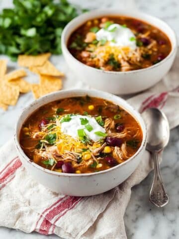 Crock Pot Chicken Enchilada Soup Recipe