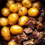 Slow Cooker Garlic Butter Beef Bites Recipe