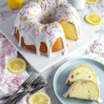 Lemon Lavender Bundt Cake Recipe