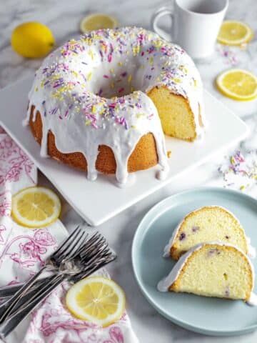 Lemon Lavender Bundt Cake Recipe