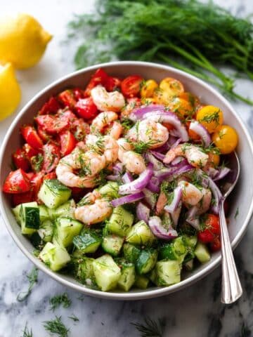 Shrimp Avocado Cucumber Salad Recipe