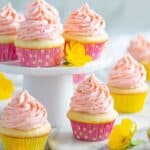 Mini Strawberry Lemon Cupcakes Recipe