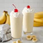 Creamy Frozen Banana Milkshake Recipe