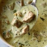 Basil Chicken in Coconut Curry Sauce Recipe