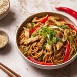 Garlic Chicken Lo Mein Recipe