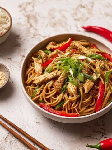 Garlic Chicken Lo Mein Recipe