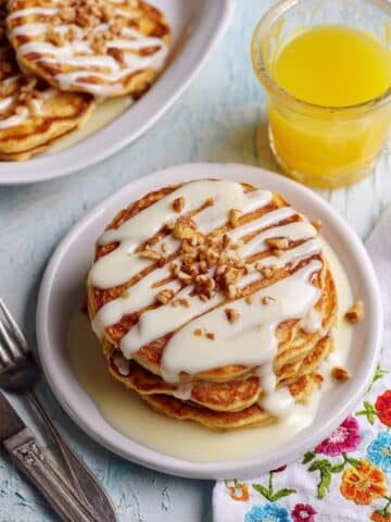 Cinnamon Roll Pancakes Recipe