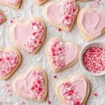 Heart Shaped Frosted Sugar Cookies Recipe