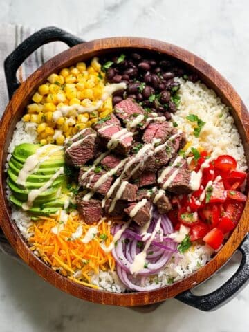 Cilantro Lime Steak Bowls Recipe