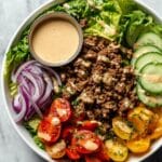Healthy Burger Bowls with Special Sauce Recipe