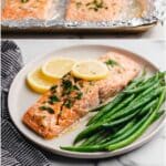 Garlic Butter Baked Salmon Recipe