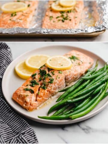 Garlic Butter Baked Salmon Recipe