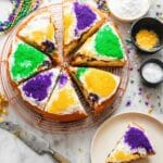 King Cake with Cinnamon and Cream Cheese Filling Recipe