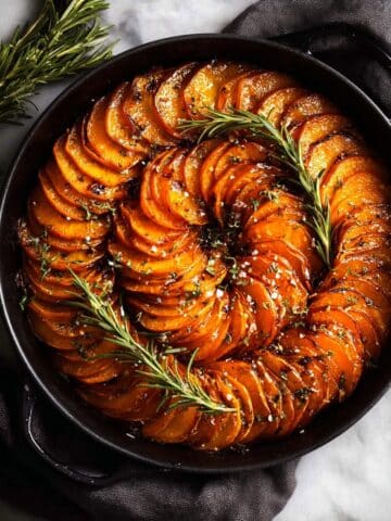 Rosemary Garlic Sweet Potato Bake Recipe