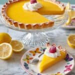 Lemon Tart with Homemade Lemon Curd Recipe