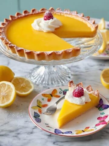 Lemon Tart with Homemade Lemon Curd Recipe