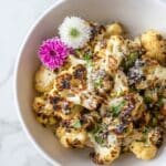 Easy Low Carb Parmesan Roasted Cauliflower Recipe