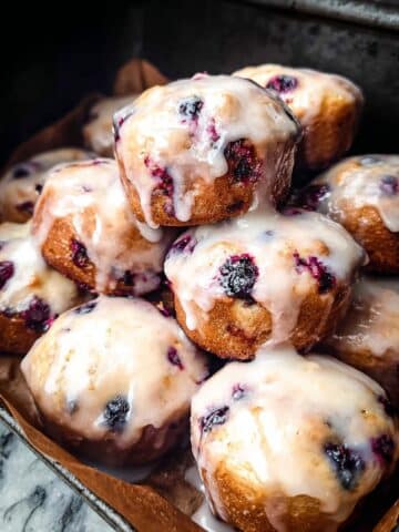 Air Fryer Blueberry Donut Holes Recipe