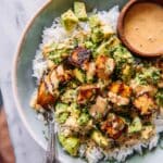 Spicy Chipotle Honey Salmon Bowls Recipe