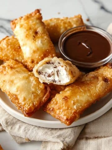 5-Ingredient S'mores Egg Rolls Recipe