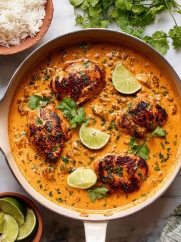 One Pan Saucy Coconut Chicken Recipe