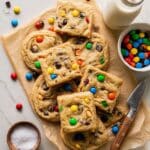 M&M Cookie Bars Recipe