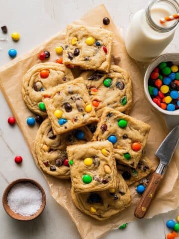 M&M Cookie Bars Recipe
