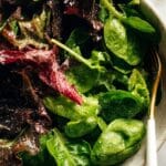 Simple Green Salad with Maple-Balsamic Vinaigrette Recipe